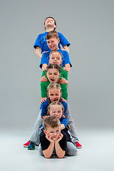 Image showing The kids dance school, ballet, hiphop, street, funky and modern dancers