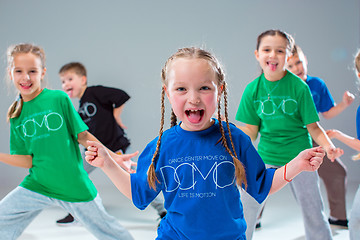 Image showing The kids dance school, ballet, hiphop, street, funky and modern dancers