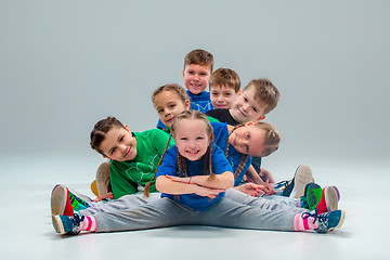 Image showing The kids dance school, ballet, hiphop, street, funky and modern dancers