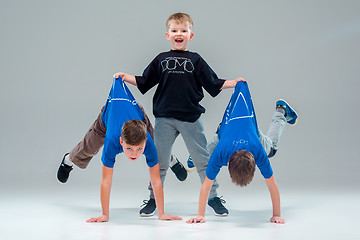 Image showing The kids dance school, ballet, hiphop, street, funky and modern dancers