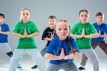 Image showing The kids dance school, ballet, hiphop, street, funky and modern dancers