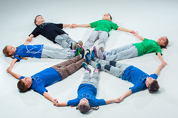 Image showing The kids dance school, ballet, hiphop, street, funky and modern dancers