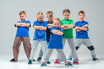 Image showing The kids dance school, ballet, hiphop, street, funky and modern dancers