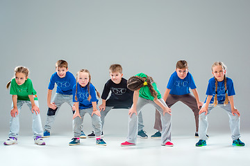 Image showing The kids dance school, ballet, hiphop, street, funky and modern dancers