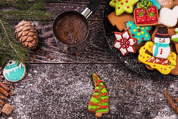 Image showing Different ginger cookies