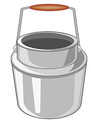 Image showing Empty can for water