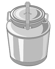 Image showing Big flask for liquid