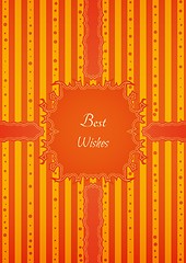 Image showing motivation retro best wishes sticker