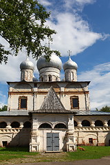 Image showing views of the  church Our lady in Veliky Novgorod