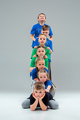 Image showing The kids dance school, ballet, hiphop, street, funky and modern dancers