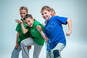 Image showing The kids dance school, ballet, hiphop, street, funky and modern dancers