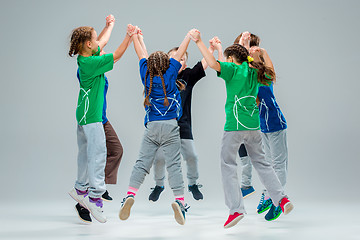 Image showing The kids dance school, ballet, hiphop, street, funky and modern dancers