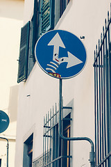 Image showing florence traffic signs