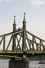 Image showing Liberty bridge, Budapest, Hungary