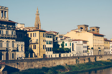 Image showing City of Florence, Tuscany, Italy. Arno river