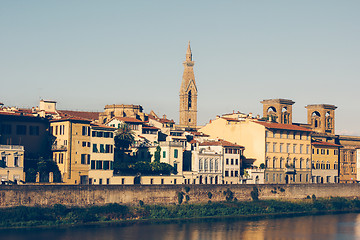 Image showing City of Florence, Tuscany, Italy. Arno river