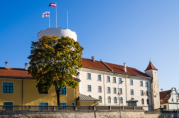 Image showing The castle is a residence for a president of Latvia