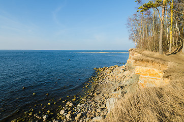 Image showing Estonian Baltic Sea coast, the tide