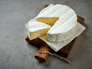 Image showing fresh camembert cheese