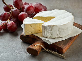Image showing fresh camembert cheese