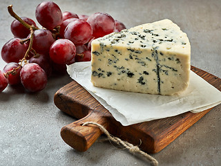 Image showing fresh blue cheese