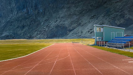 Image showing Running track outdoors