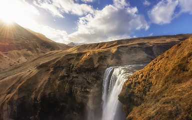 Image showing Waterfall in Iceland