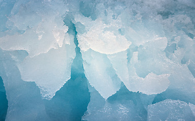 Image showing Ice texture closeup