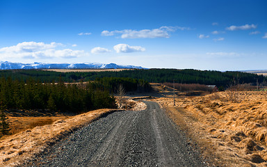 Image showing Long hard road