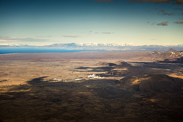 Image showing Aerial photo of Iceland