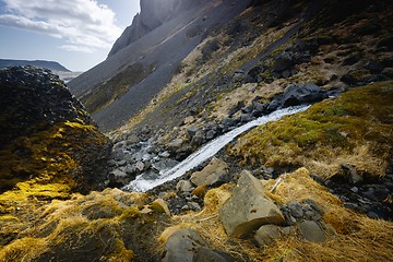 Image showing Waterfall in Iceland