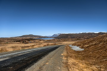 Image showing Long hard road