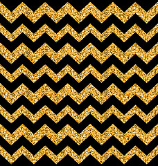 Image showing Glitter Seamless Zigzag Texture