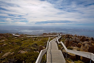 Image showing Scenic walk Mount Wellington, Tasmania