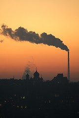 Image showing Smoking power plant