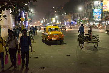 Image showing Kolkata taxi