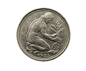 Image showing coin close up