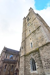 Image showing St Patrick\'s Cathedral clock tower