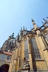 Image showing St. Vitus Cathedral, christian gothic building