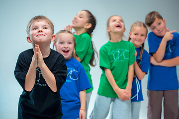 Image showing The kids dance school, ballet, hiphop, street, funky and modern dancers