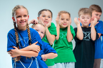 Image showing The kids dance school, ballet, hiphop, street, funky and modern dancers