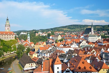Image showing Cesky Krumlov day view during summer