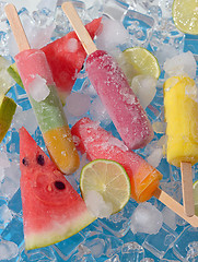 Image showing ice cream pops