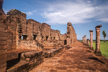 Image showing Walls of bricks