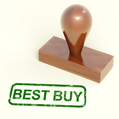 Image showing Best Buy Stamp Shows Premium Product