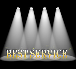 Image showing Best Service Represents Help Desk And Advice