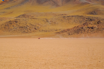 Image showing Car on desert