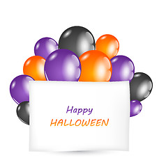 Image showing Halloween card with place for your text