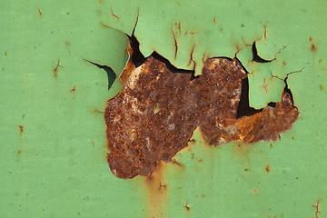 Image showing Rust and paint texture