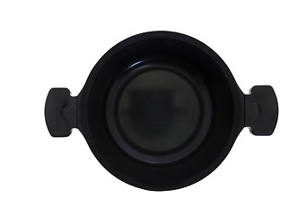 Image showing black frying pan on white